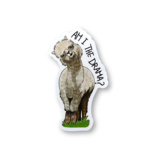 Am I the Drama Llama Sticker