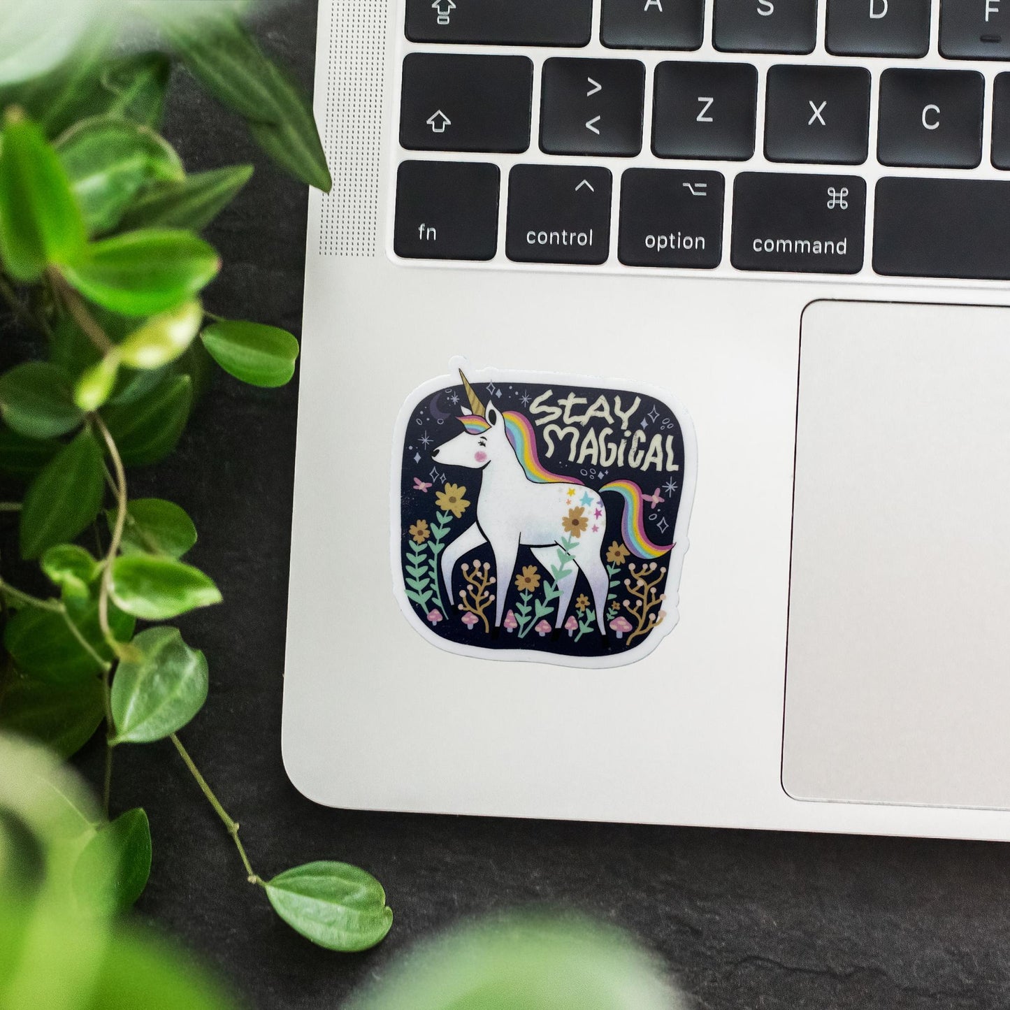 Stay Magical Night Unicorn Sticker