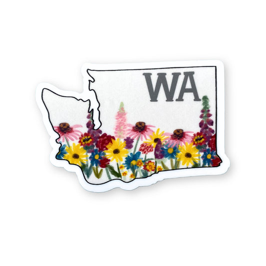 Washington Painterly Floral Sticker