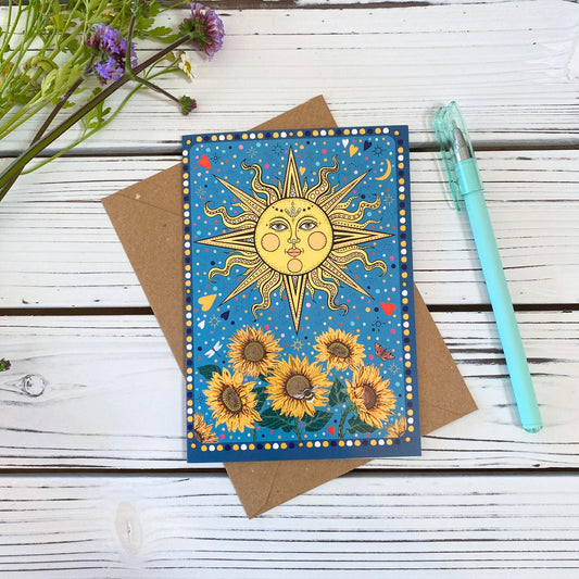 The Sun Greeting Card