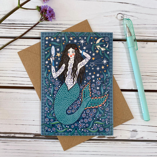 Mermaid Greeting Card