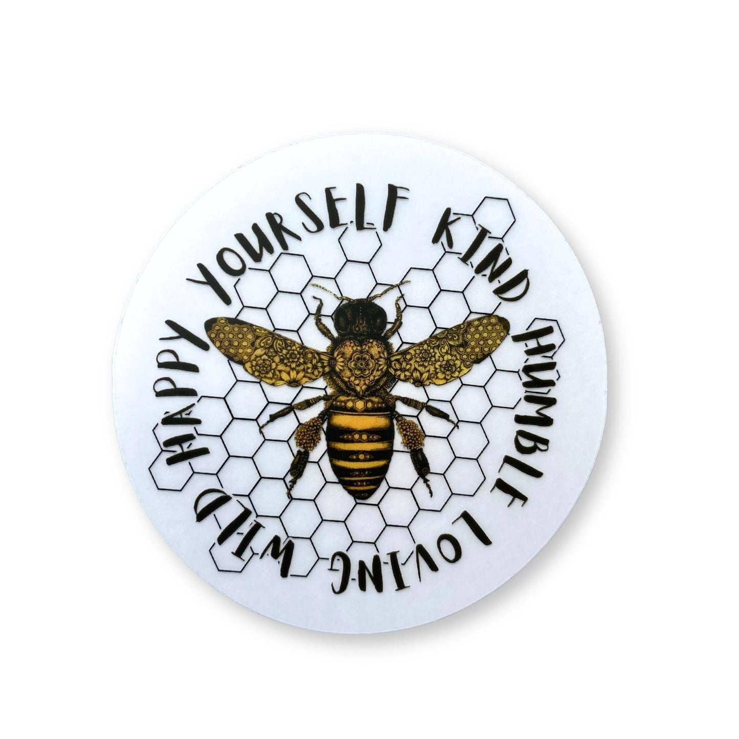 Bee Kind Loving & Humble Sticker