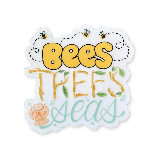 Bees, Trees & Seas Sticker