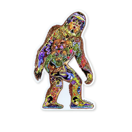 Fancy Sasquatch Sticker