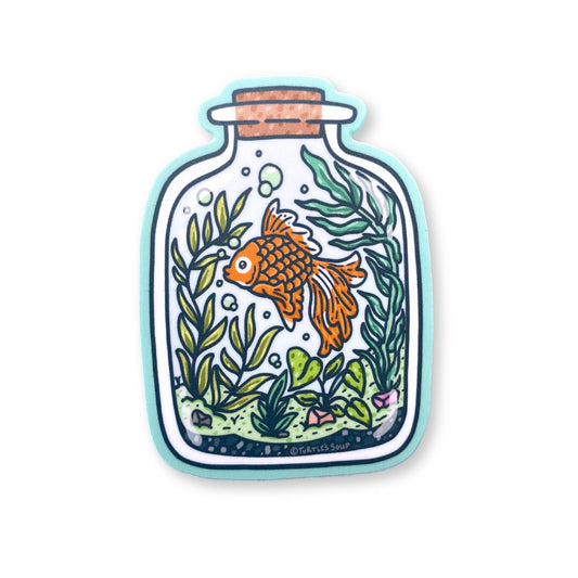 Aquatic Goldfish Sticker