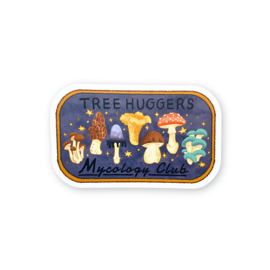 Tree Huggers Mycology Club Sticker